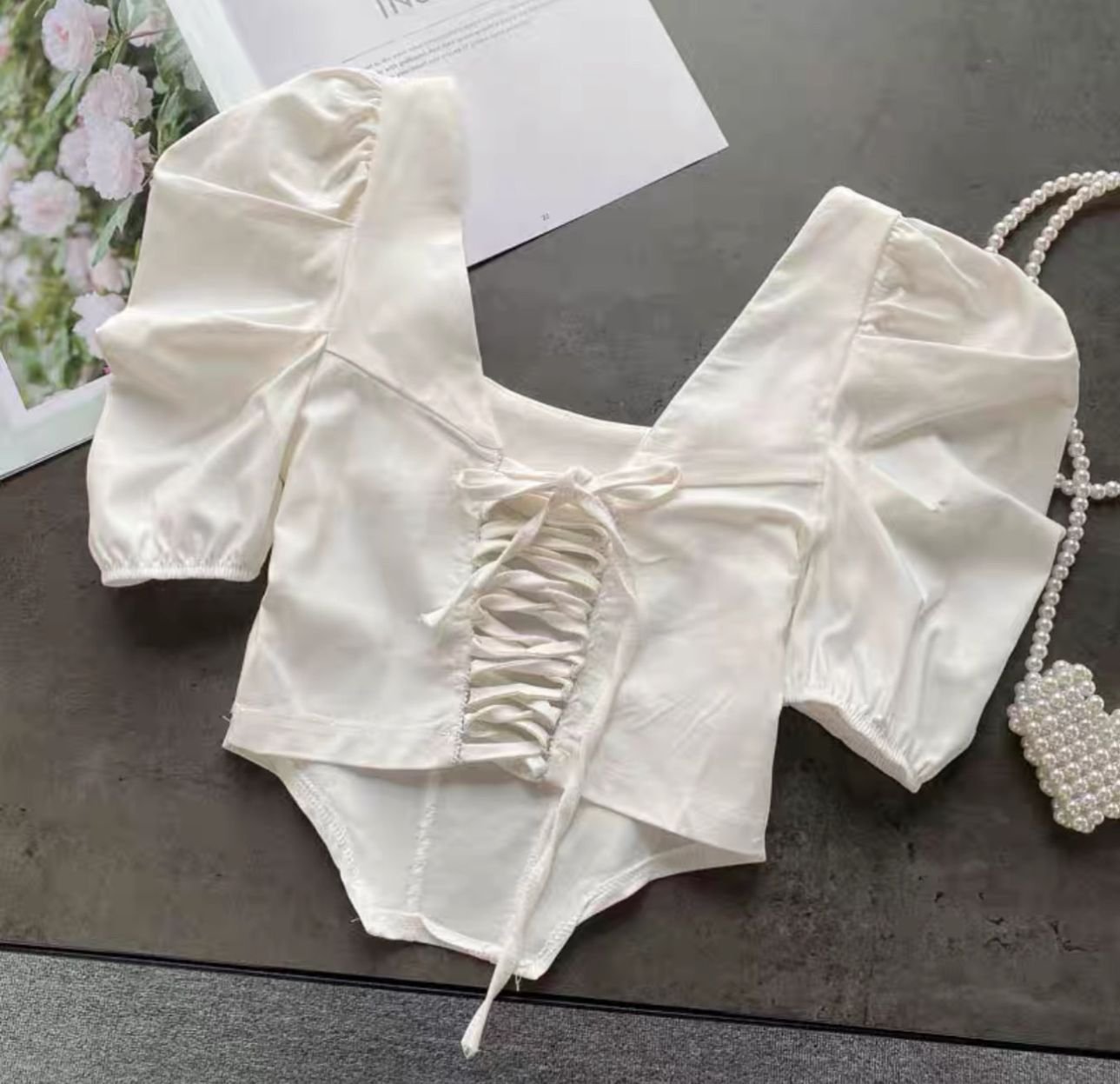 Pankh Elice Summer Corset Fit Cropped Top