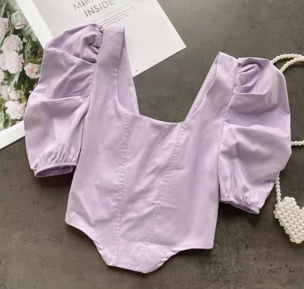 Pankh Elice Summer Corset Fit Cropped Top