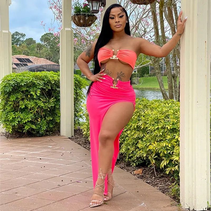 Pankh Jalpari Two Piece Resort Wear Coord Set