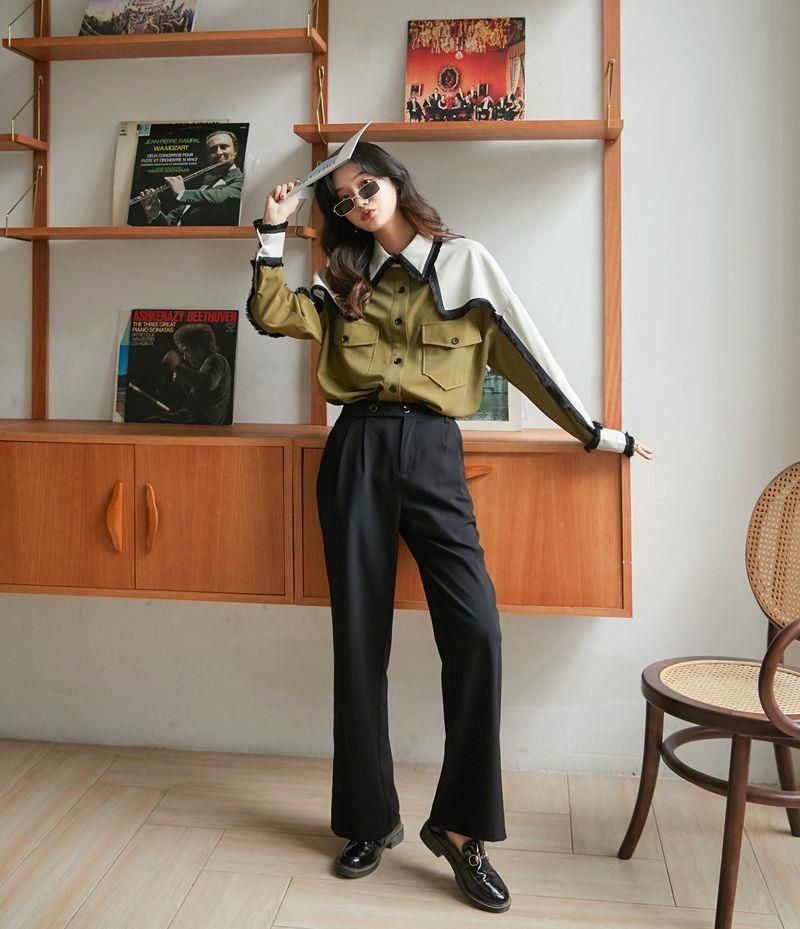Pankh Ezurta Oversized Designer Patched Shirt