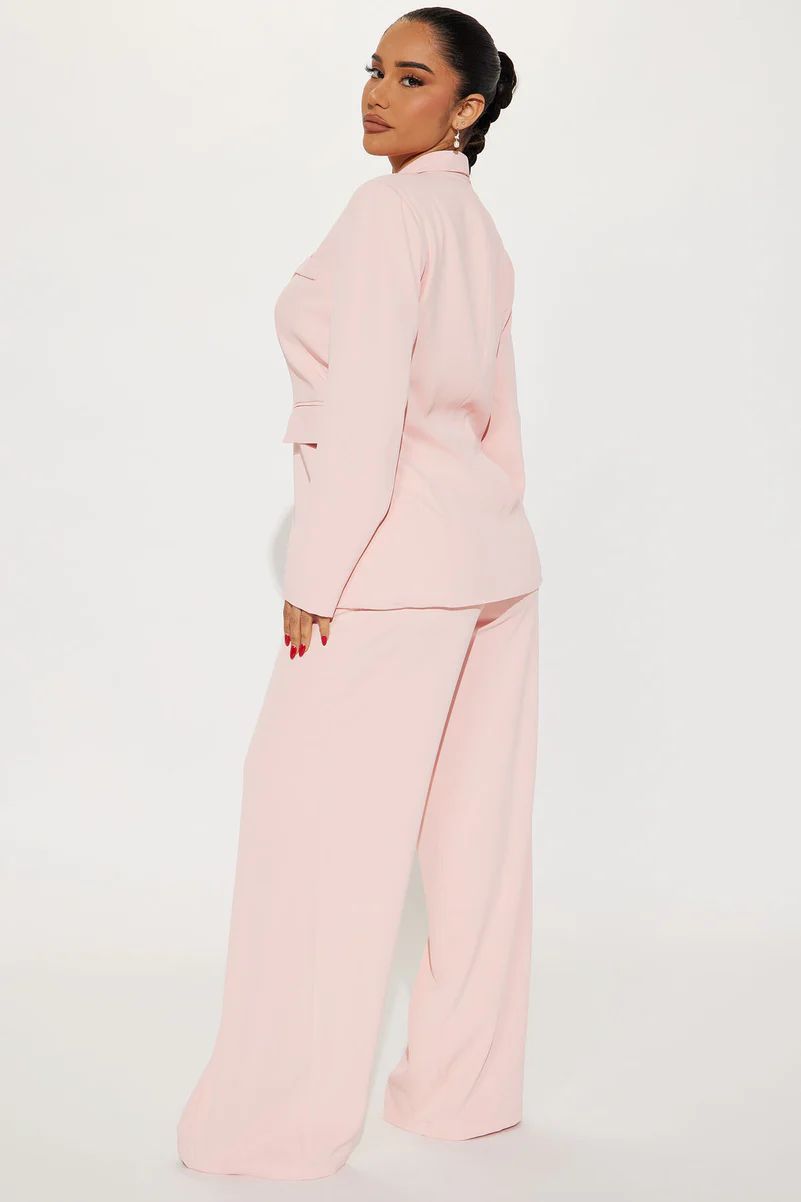 Pankh Declan Blazer Jacket and Wide Leg Pant Set