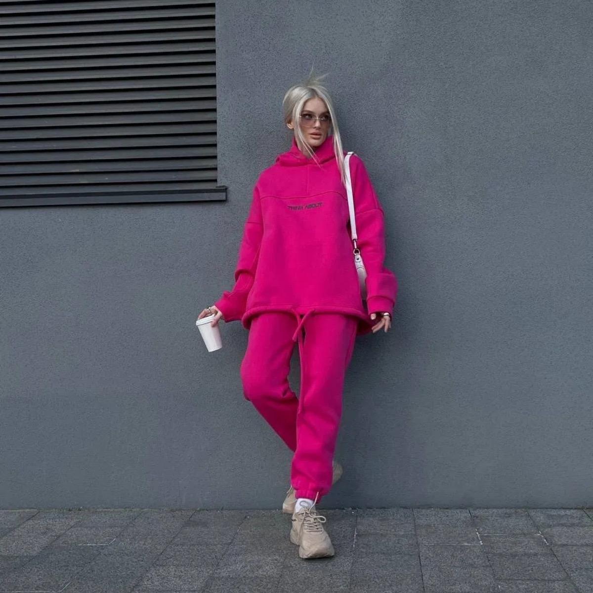 Pankh Mirac Relax Wear Loose Style Hoodie & Jogger Set