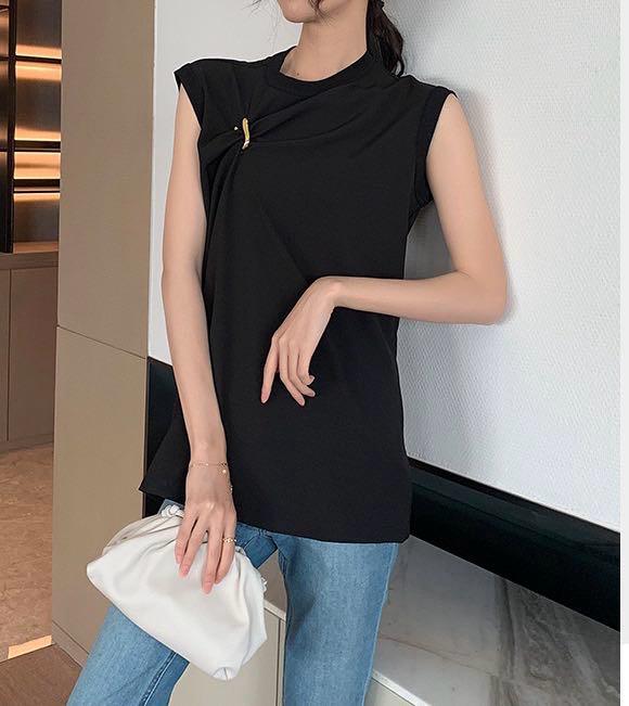 Pankh Timmy Formal Buckle Drap Top