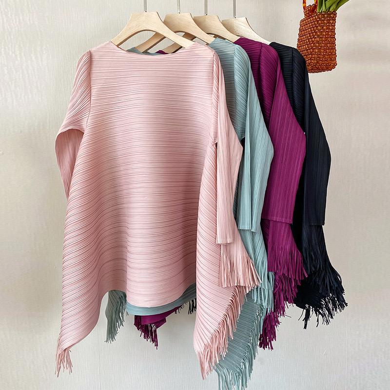 Pankh Siyah Pleated Loose Style Top