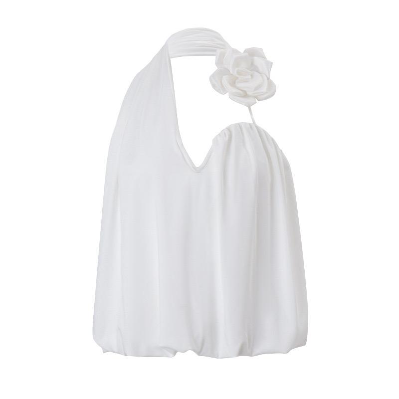 Pankh Thomas One Off Shoulder top with flower