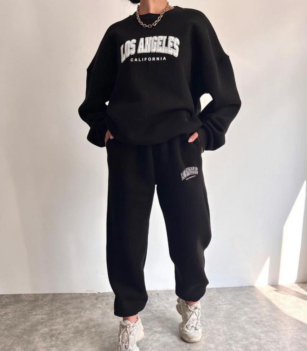 Pankh Demir oversized top and jogger Travel/Lounge Wear coord Set