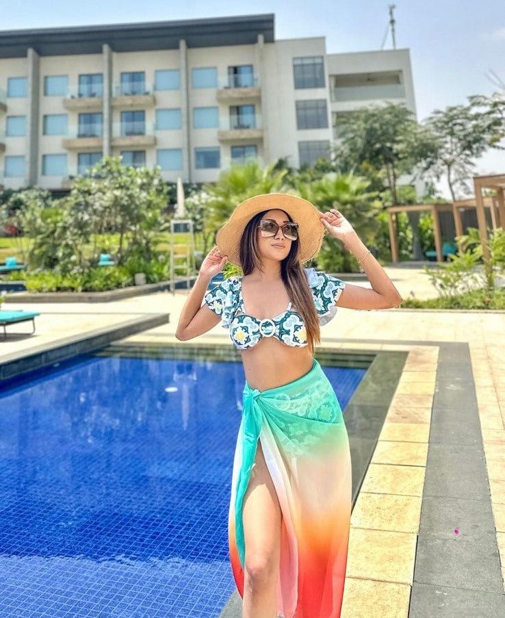 Pankh Calvin Printed Bikini Set