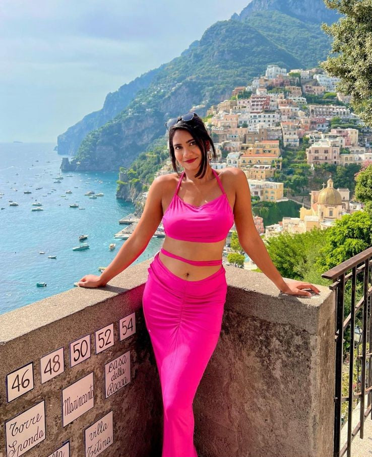 Pankh Shone Top And Skirt Set