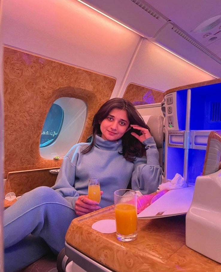 Pankh Davis Luxury Cashmere Wool Crop Top & High Waist Pant Coord