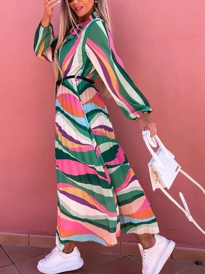 Pankh Deana Multicoloured Printed Maxi Dress
