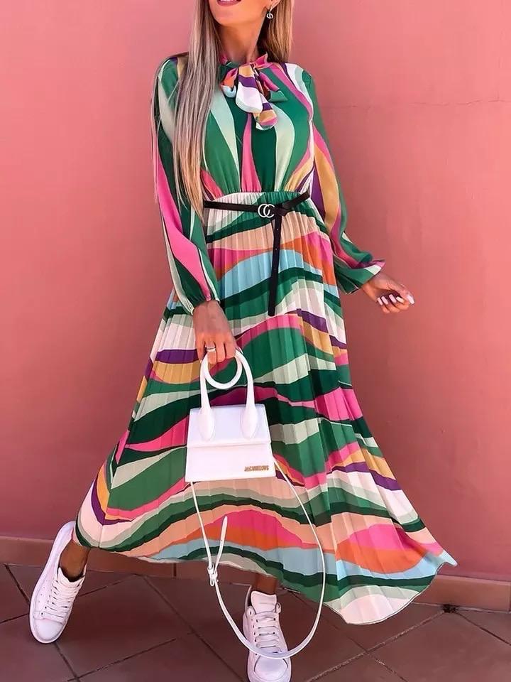 Pankh Deana Multicoloured Printed Maxi Dress