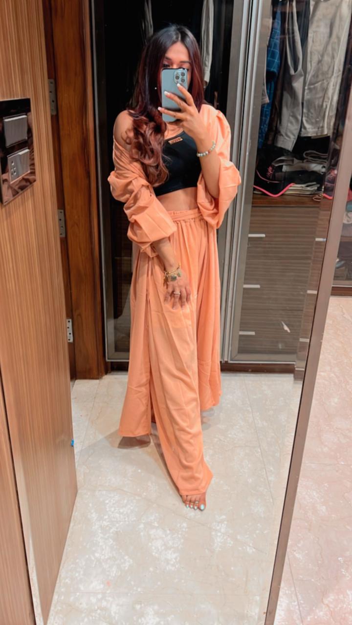 Pankh La Pearla Flaired 2Piece Resort Wear Coord