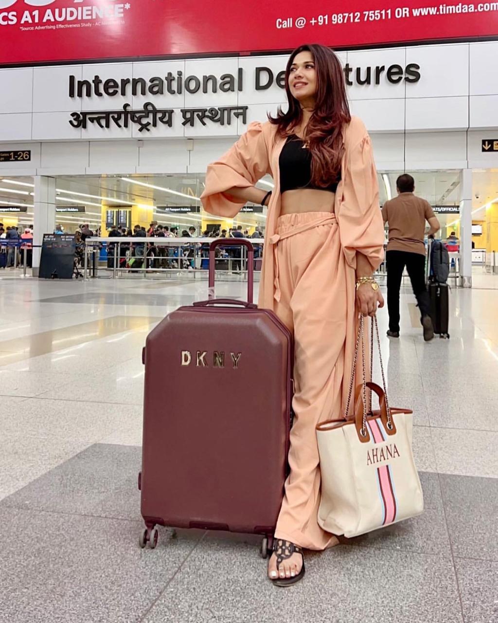 Pankh La Pearla Flaired 2Piece Resort Wear Coord