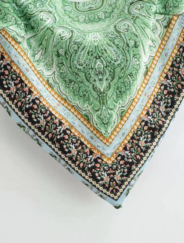 Pankh Orchid Scarf Blouse