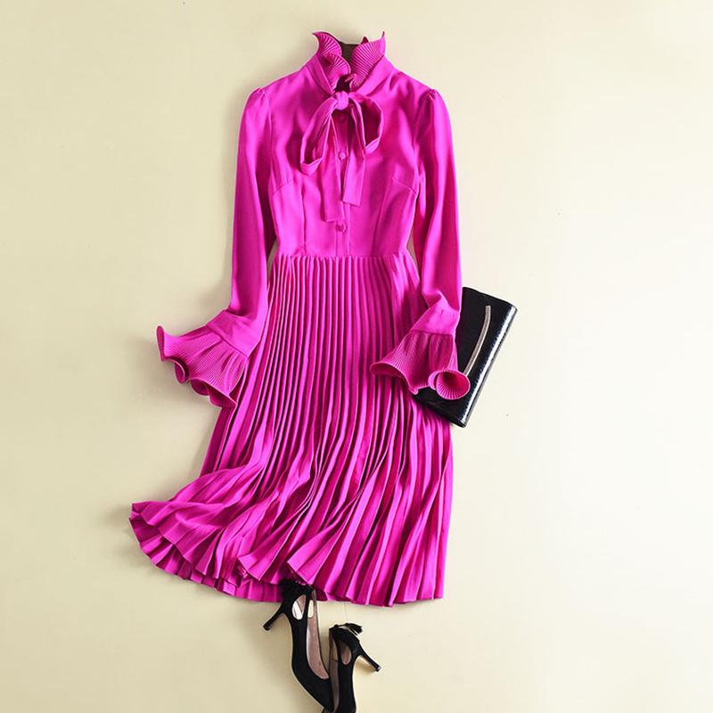 Pankh Lanster Pleated Luxury Chiffon Party Dress