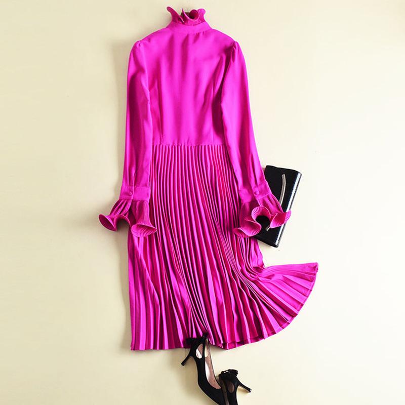 Pankh Lanster Pleated Luxury Chiffon Party Dress