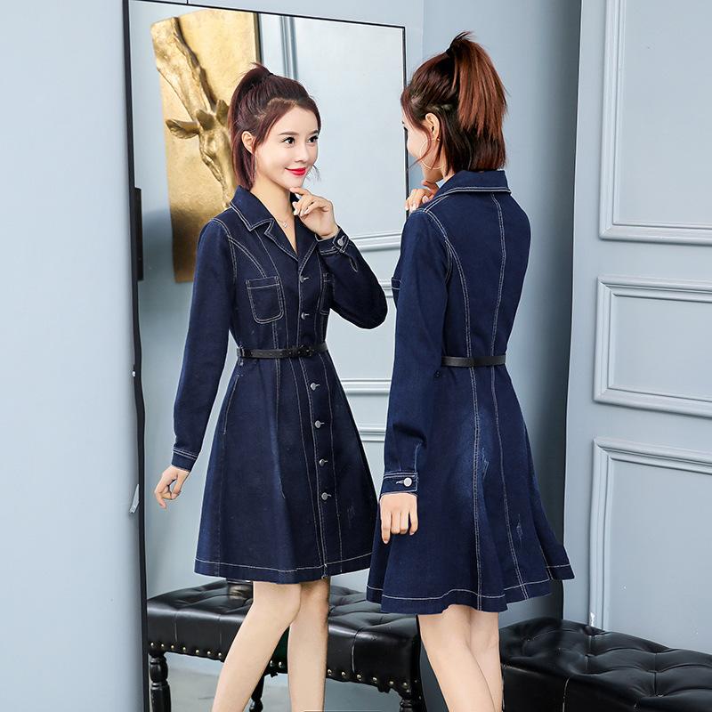 Pankh Quinn Denim Short Dress