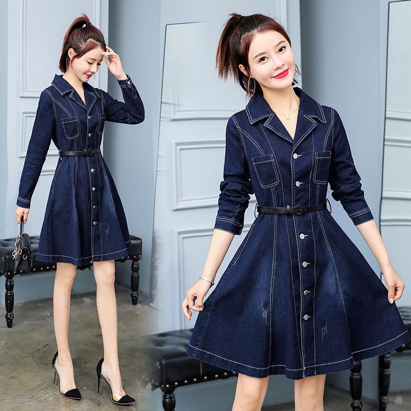 Pankh Quinn Denim Short Dress