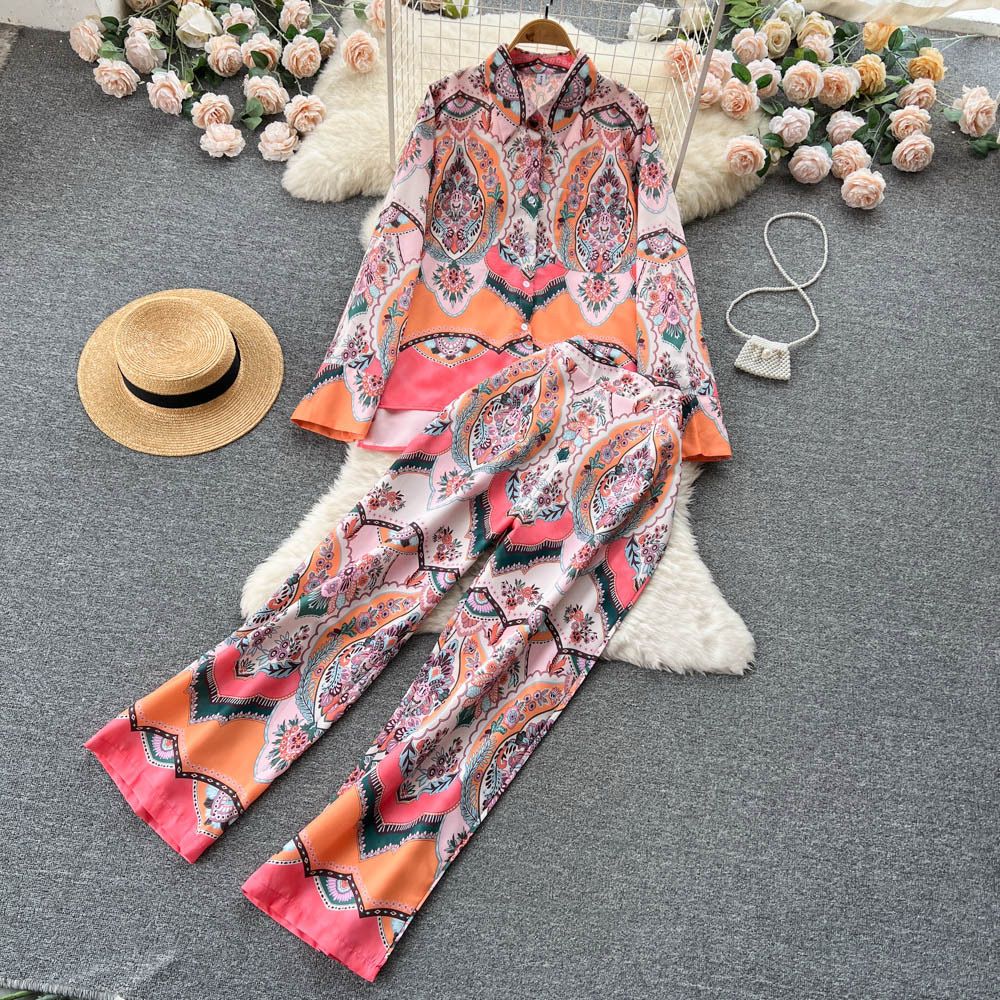 Pankh Sahak Printed Shirt and Pant Set