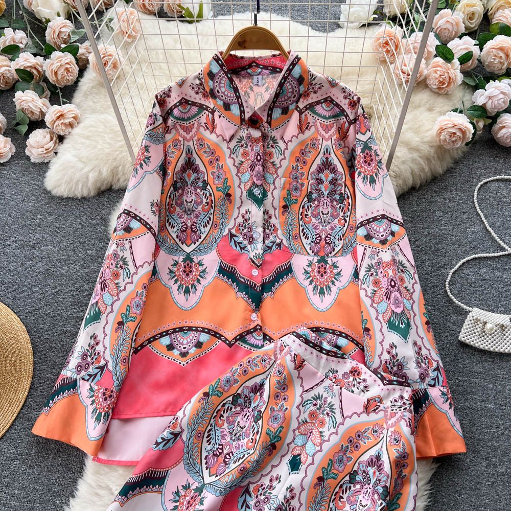 Pankh Sahak Printed Shirt and Pant Set