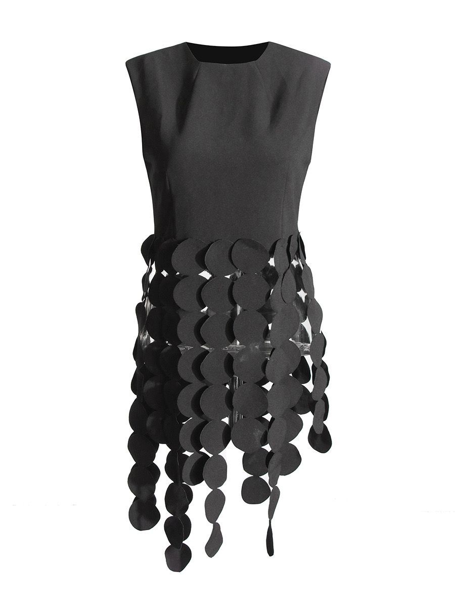 Pankh Tace Round-Neck Laser Coin Vest Top