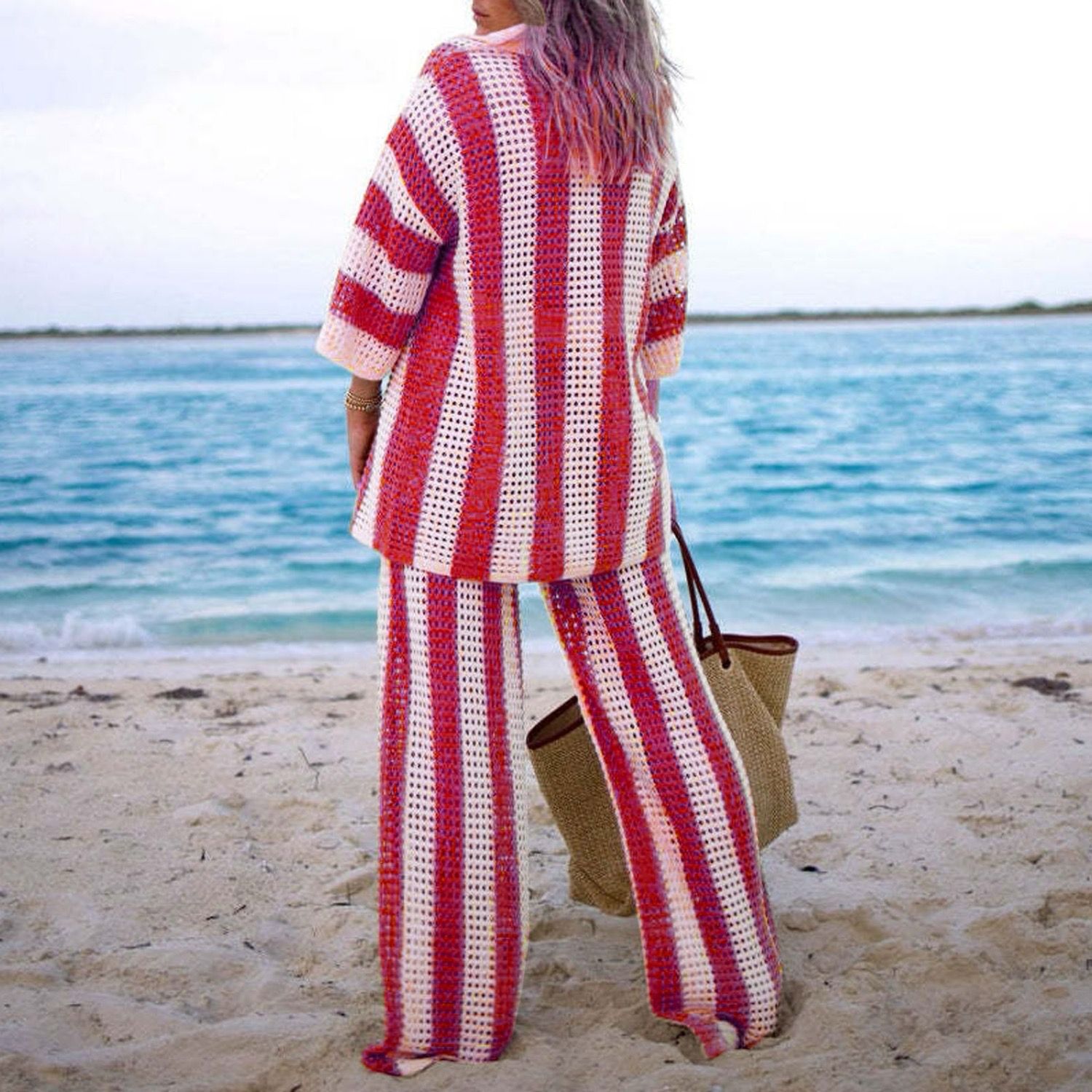 Pankh Payce Knit Crochet Holiday Coord