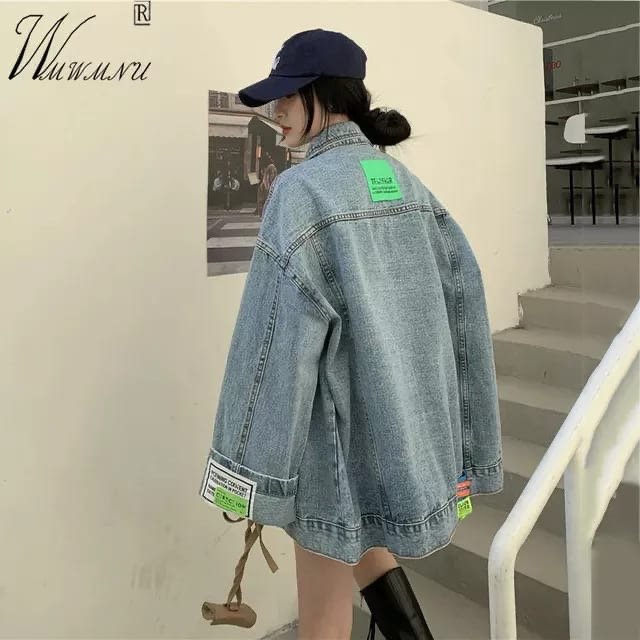Xavier Patchwork Designer Oversized Denim Jacket