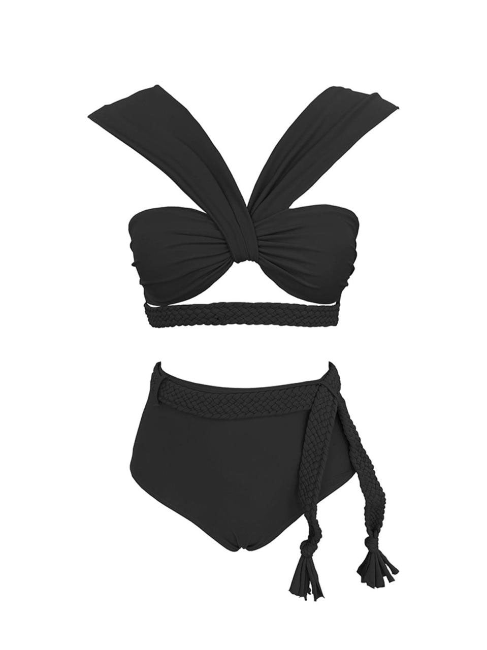 Pankh Lantana Bikini Swimwear with Knit Pattern
