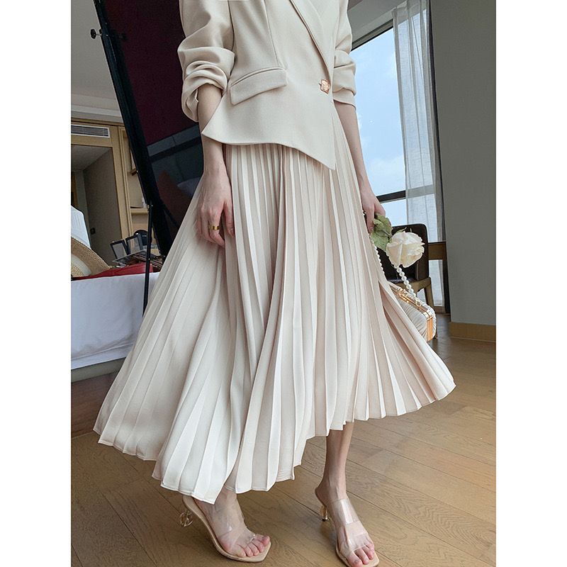 Pankh Lyana Formal Blazer Pleated Midi Dress
