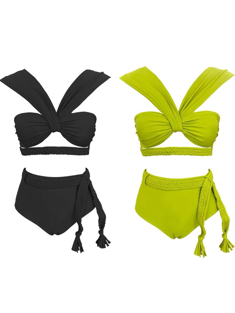 Pankh Lantana Bikini Swimwear with Knit Pattern