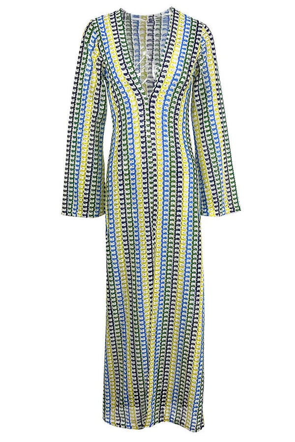 Pankh Evelyn Crochet Beach Wear Maxi Dress