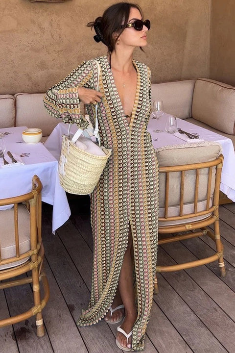 Pankh Evelyn Crochet Beach Wear Maxi Dress