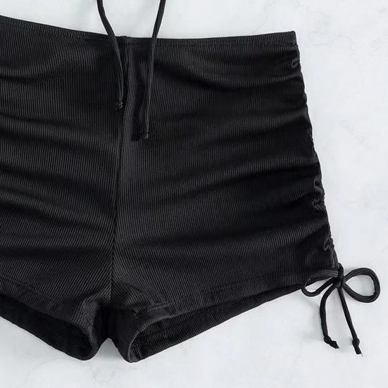 Pankh Ozzy Hollow Out Halter Two-Peice Swimsuit