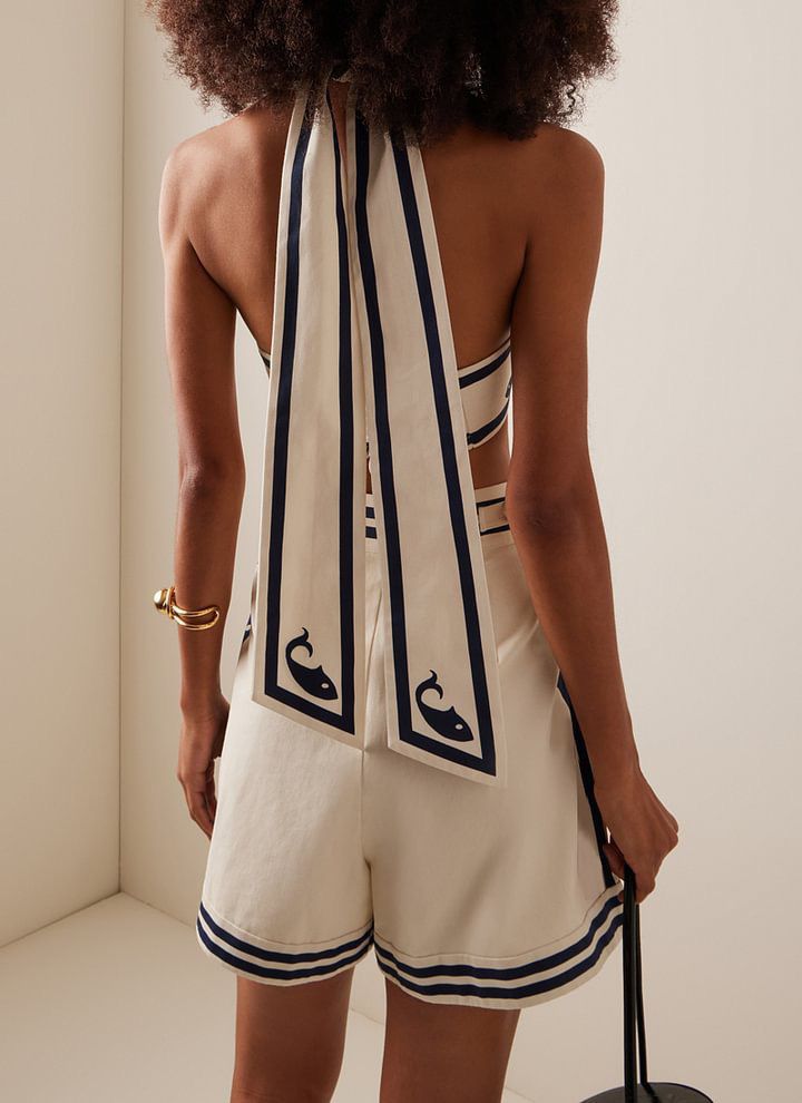 Pankh Henry Three Piece Swimsuit Bikini With Short Set