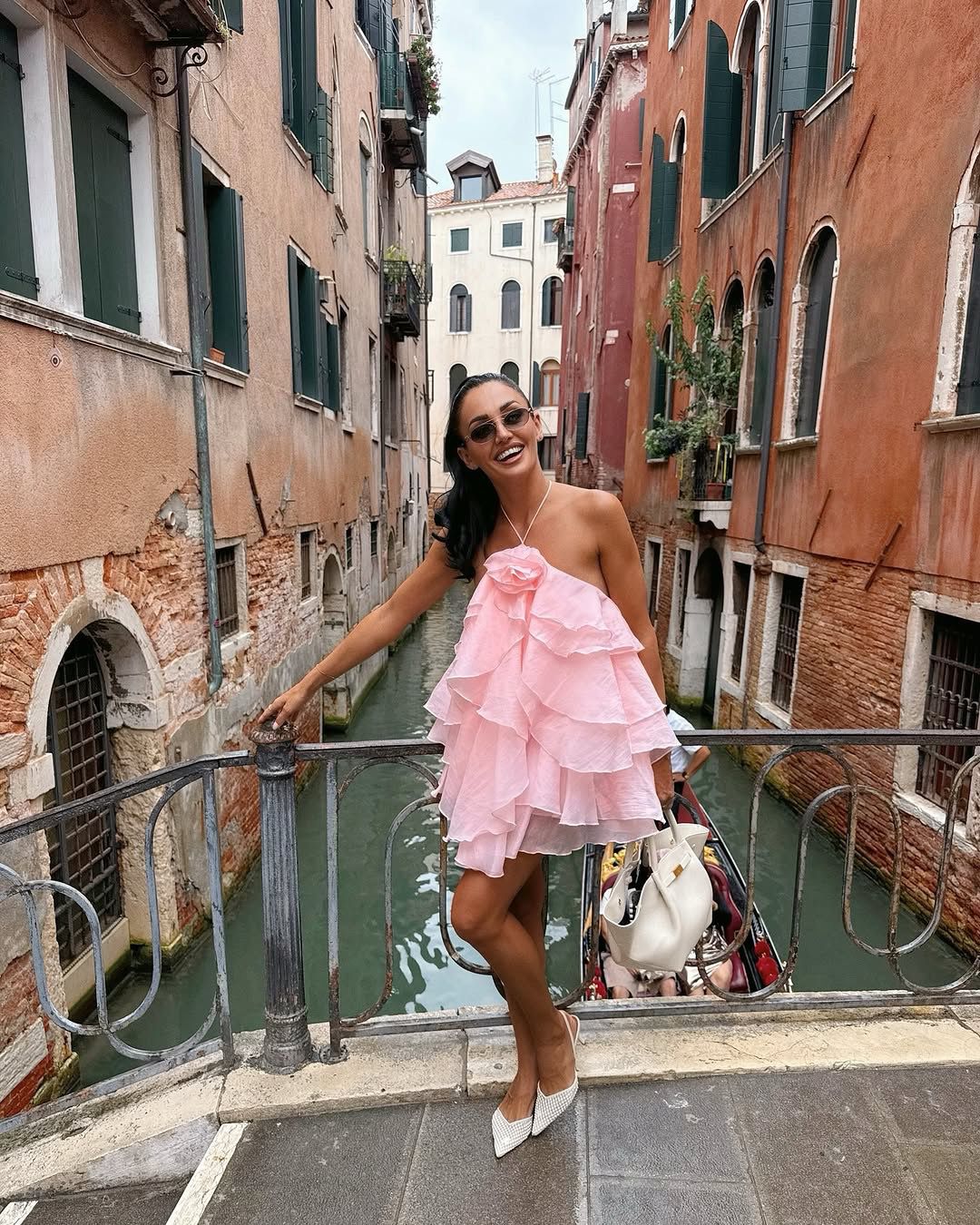 Pankh Sasha Sleeveless Ruffle Midi Dress