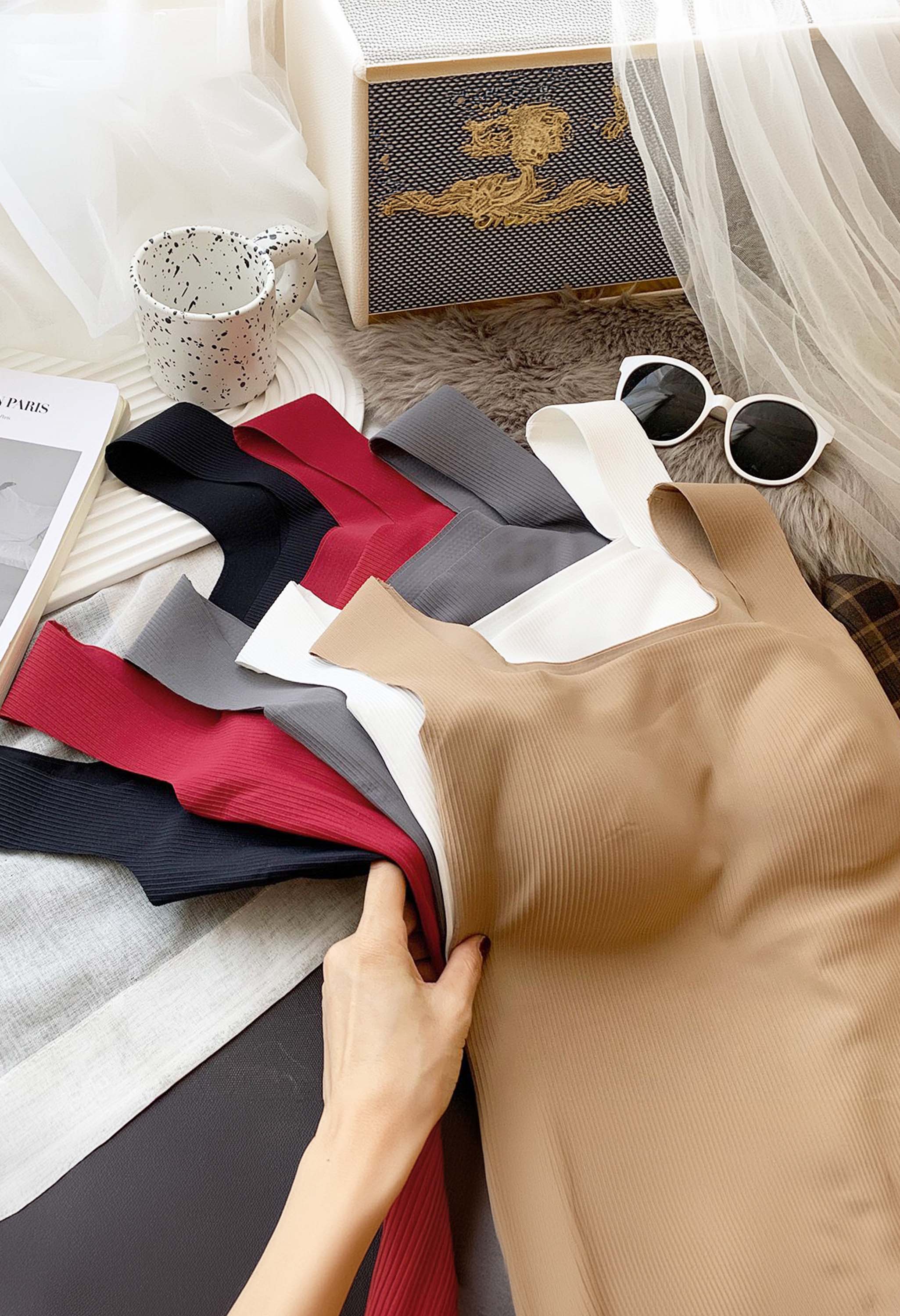 Pankh Wren Padded Inbuilt Bra Tank Top