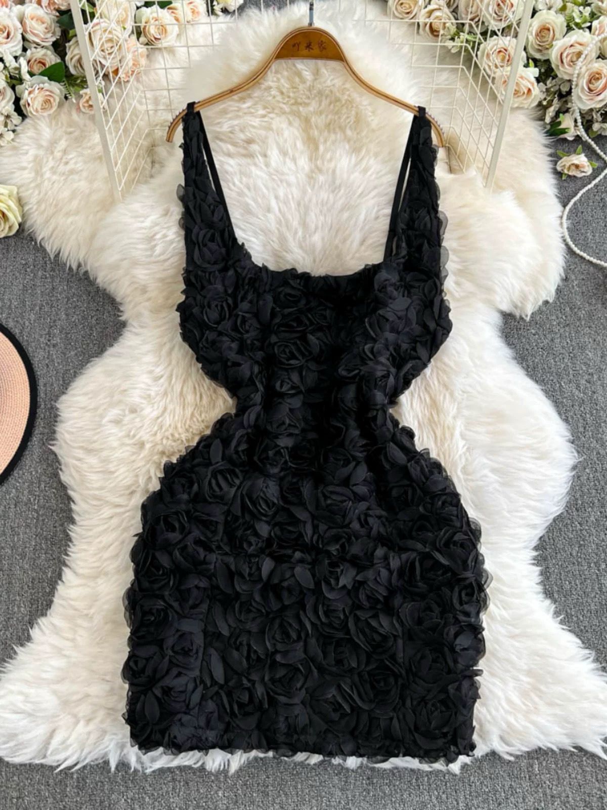 tumblr party dress Trendy Beaded Appliques White A-line Round Neckline Floor Length Prom Dress Handmade