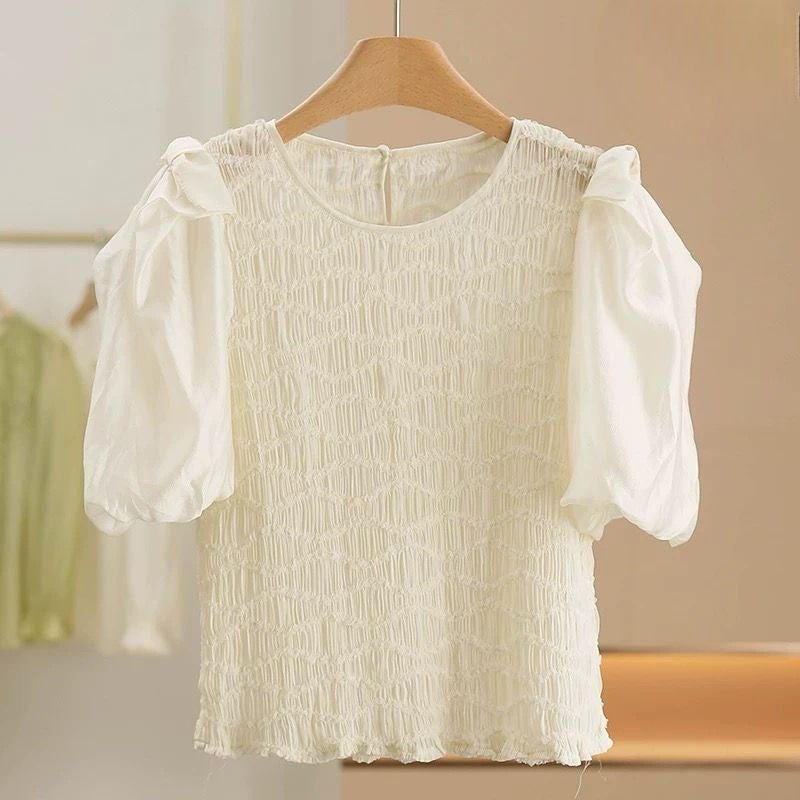 Pankh Lily Summer Linen Silk Top
