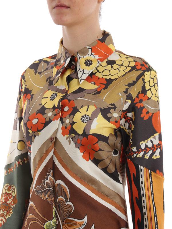 Pankh Bexley Floral Printed Maxi Long Sleeve Shirt