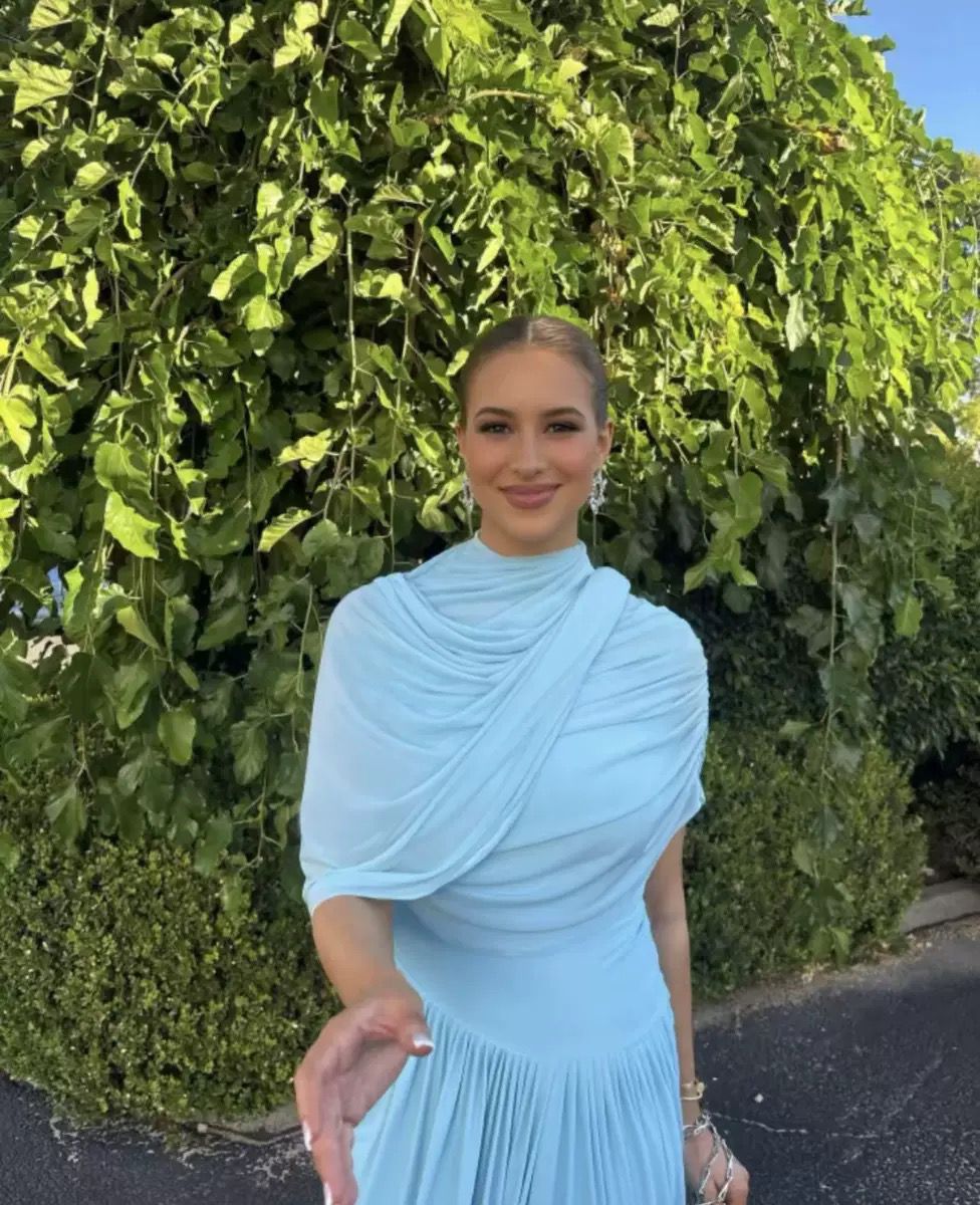 Pankh Katerina Elegant Draped Pleated Gown Dress