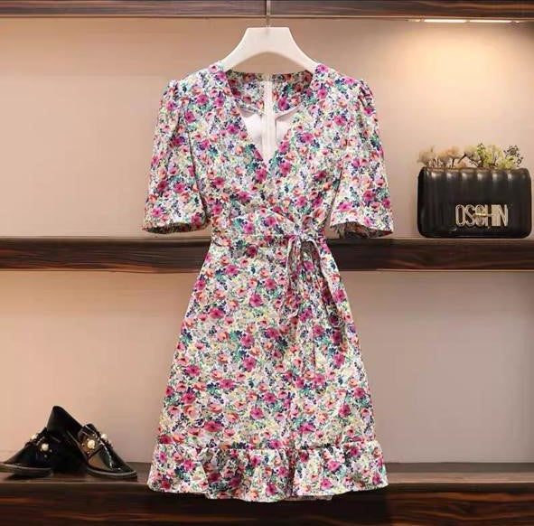 Pankh Meh Floral plus size summer Dress