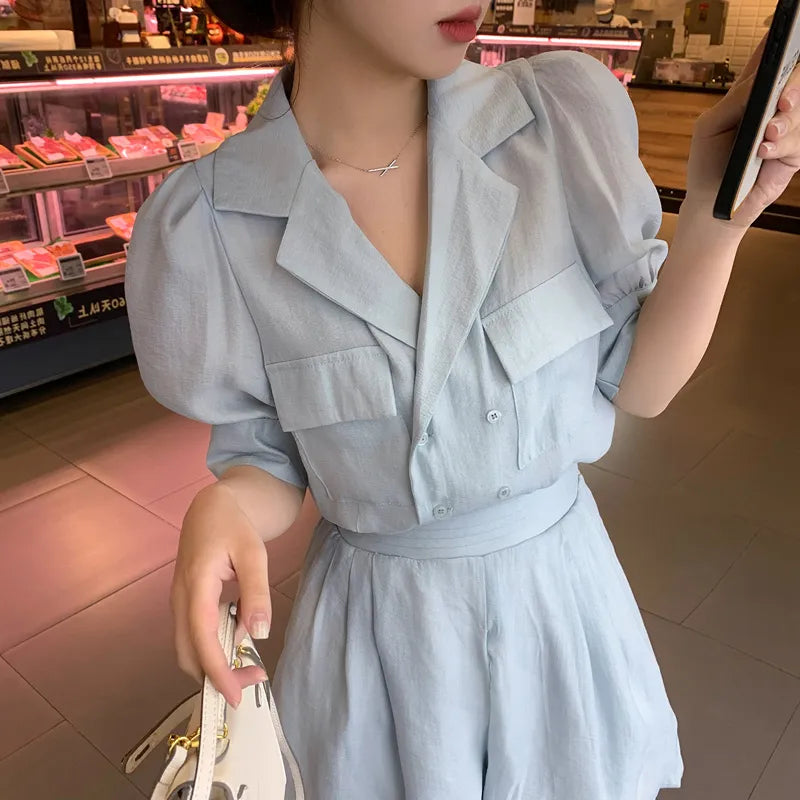Pankh Neil Korean Style Pure Cotton Formal Coord