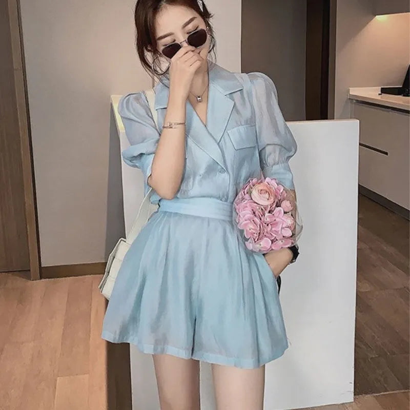 Pankh Neil Korean Style Pure Cotton Formal Coord