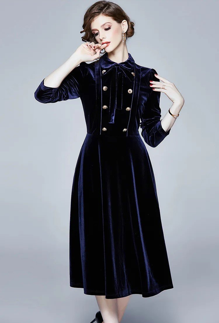 Pankh Ishala Luxe Velvet Formal Party Wear Dress