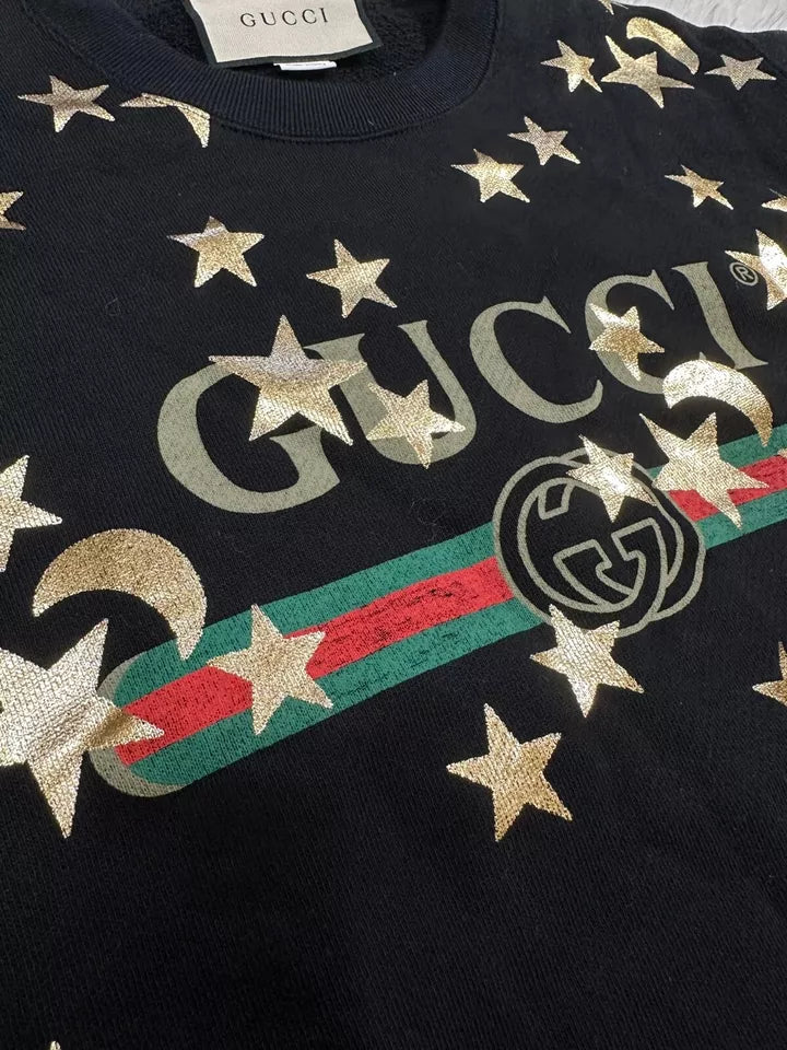 Jack Star And Moon Printed Cropped Sweatshirt