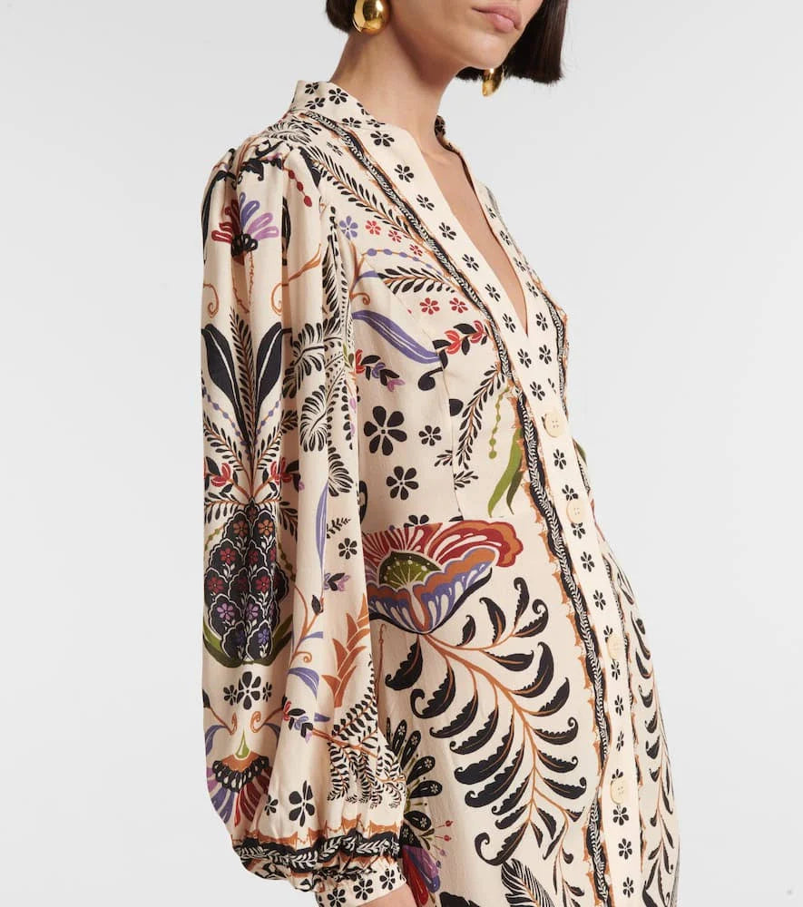 Pankh Lyra Women's Classic Printed Cotton Shirt Dress
