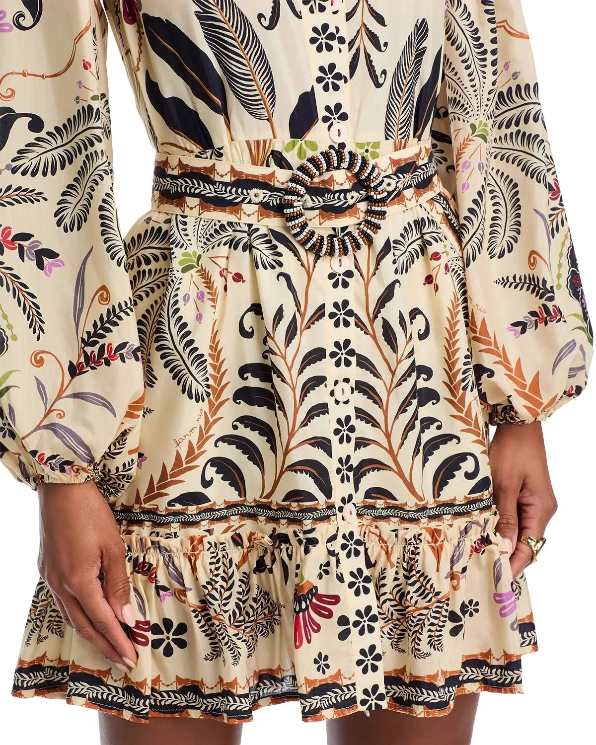 Pankh Lyra Women's Classic Printed Cotton Shirt Dress