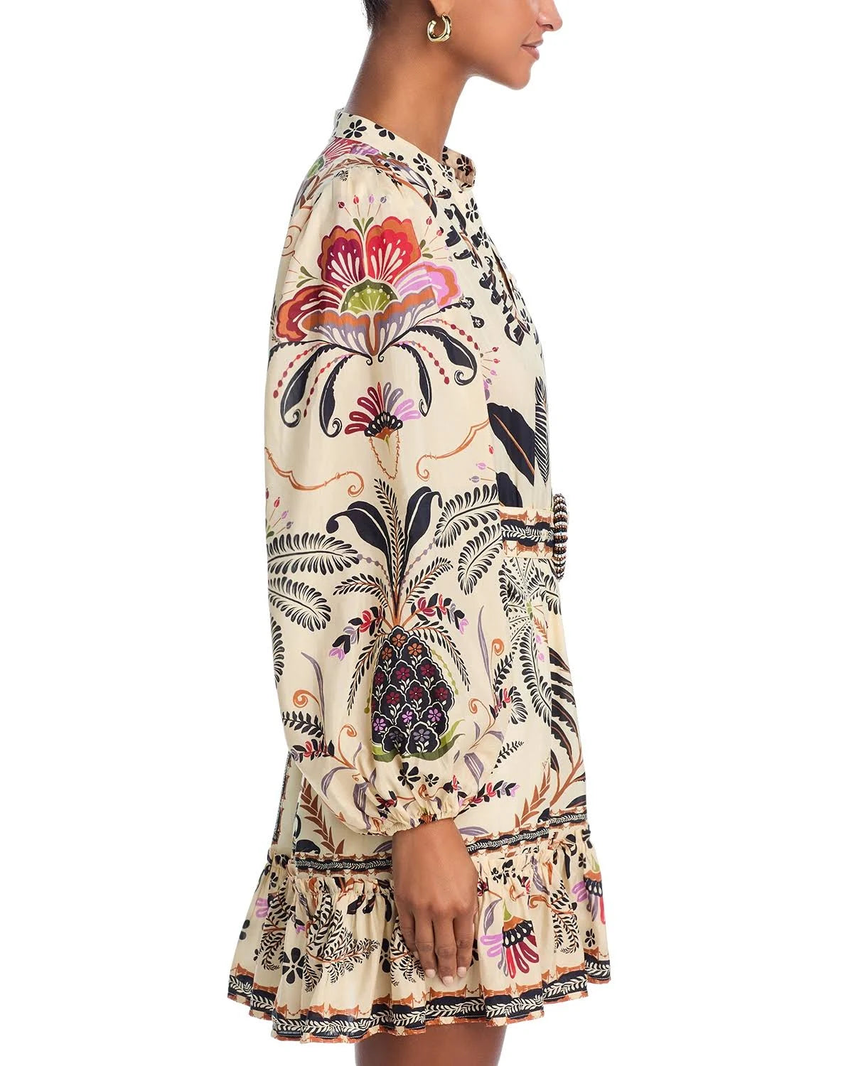 Pankh Lyra Women's Classic Printed Cotton Shirt Dress