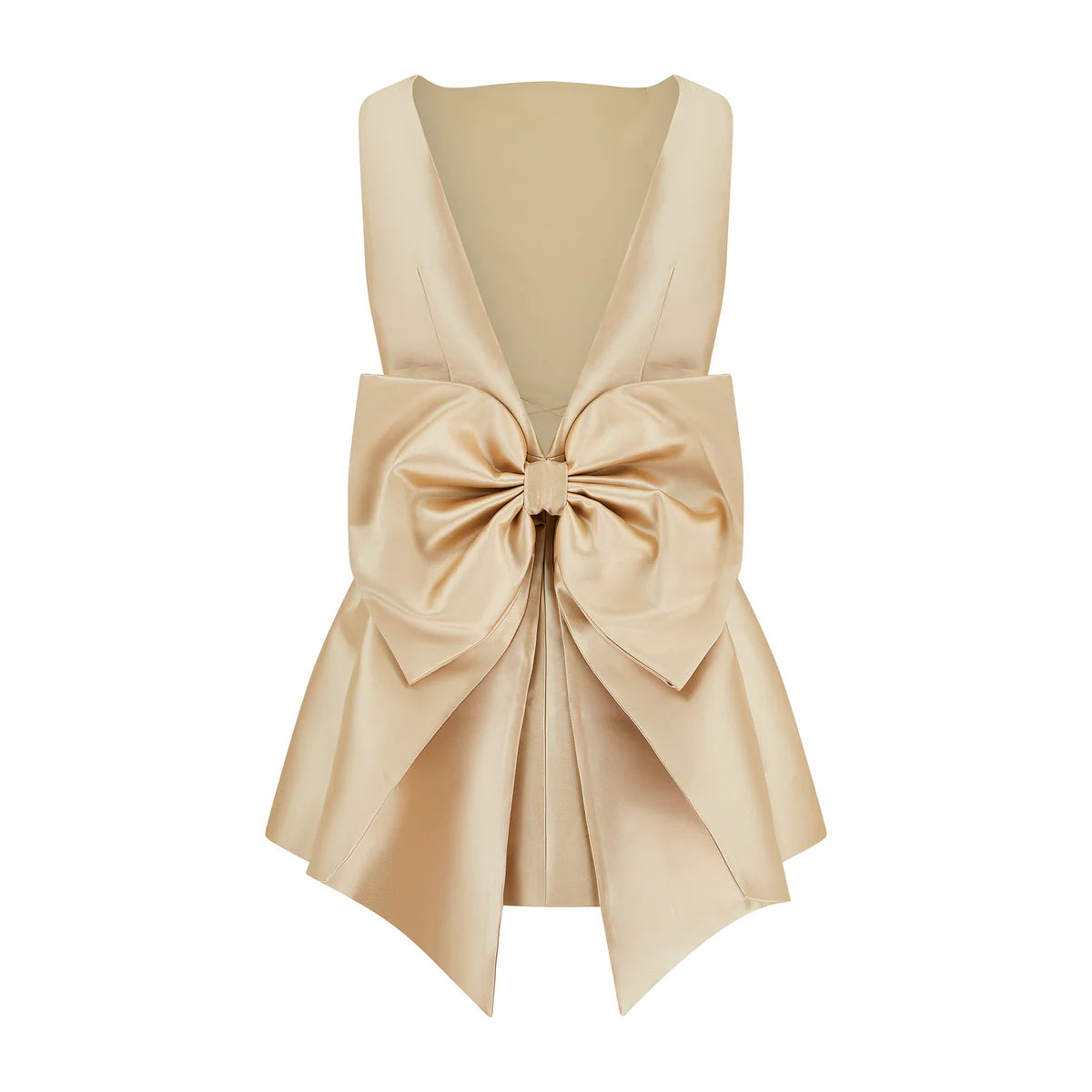 Pankh Maison Party Wear Luxe Back Bow Mini Dress