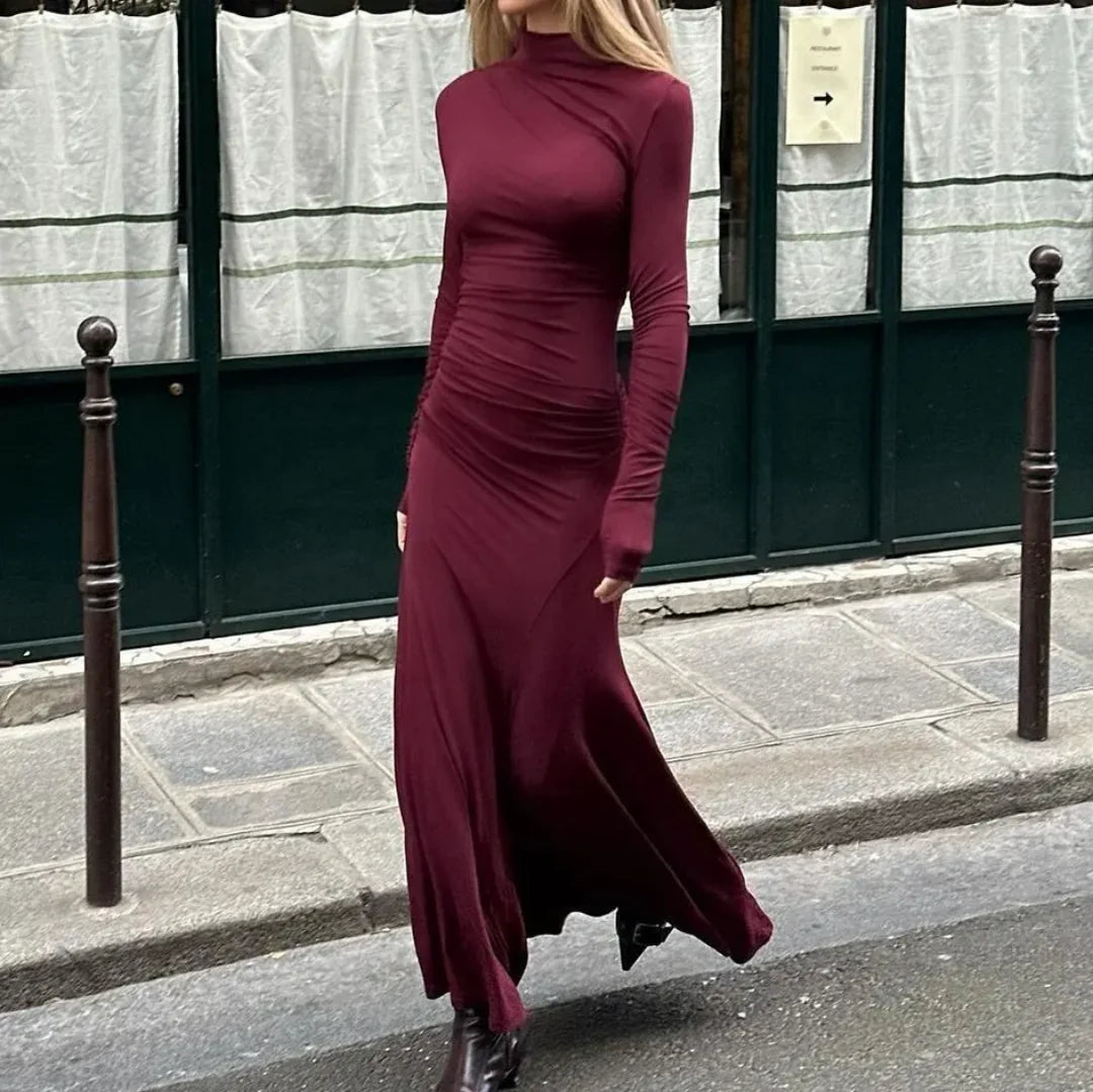 Pankh Basac Autumn Winter Bodycon Maxi Dress Pankh Basac Autumn Winter Bodycon Maxi Dress